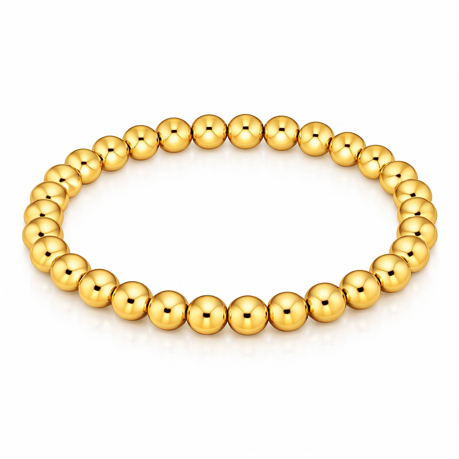 Stijlvolle bangle armband (8cm diameter) in 18K verguld roestvrij staal. Waterproof en hypoallergeen. DAUW JUWELEN.
